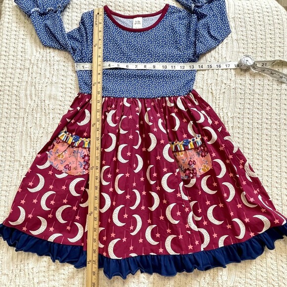 Wild Flowers Dress No.10 Size 10 EUC Mixed Media Dress - Picture 10 of 10